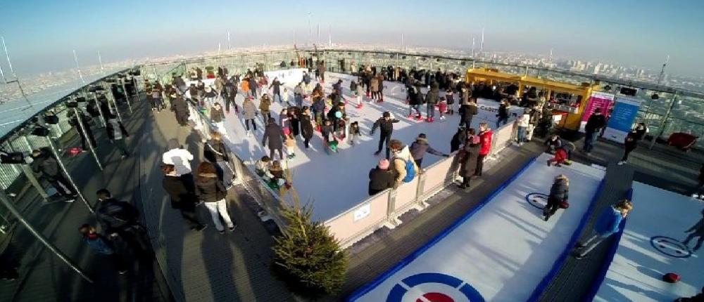 La patinoire sur la Tour Montparnasse